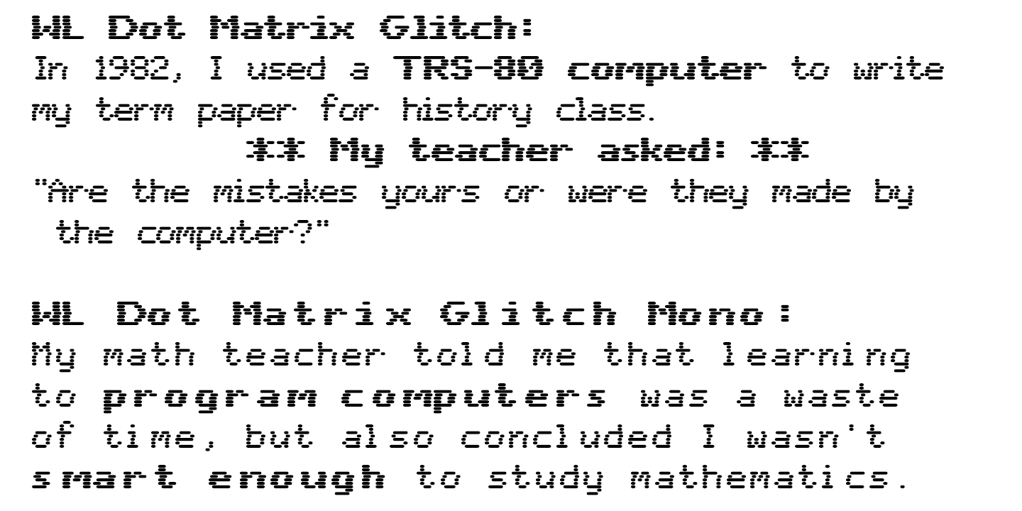 WL Dot Matrix